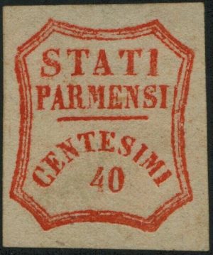 Parma cent.40 Falso De Sperati