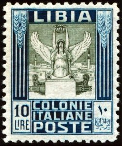 1937 Libia Pittorica Lire 10 - Toselli