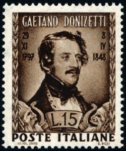 1948 Lire 15 Donizetti MNH