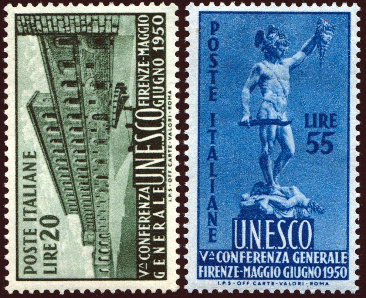 1950 Unesco - nuovi MNH