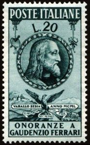 1950 Lire 20 Ferrari MNH