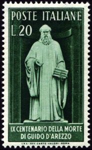 1950 Guido d'Arezzo nuovo MNH