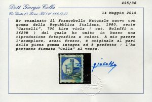 Ivrea Viola Colla MNH