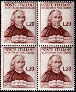 1950 Muratori quartina MNH