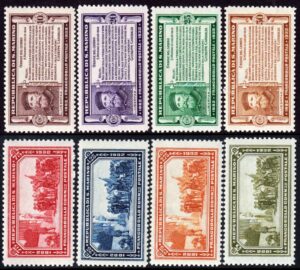 1932 - San Marino - Giuseppe Garibaldi - serie completa nuova (MNH) - Sassone nn.168/175 - Firme Bolaffi e Caffaz Certificato Chiavarello
