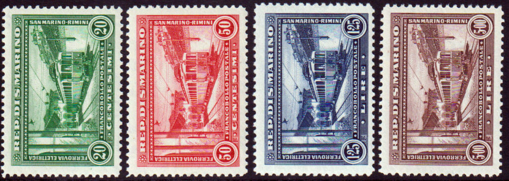 1932 Ferrovia (MNH) nn.164/167