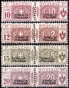 1926 Somalia Pacchi Postali MNH nn.50/53