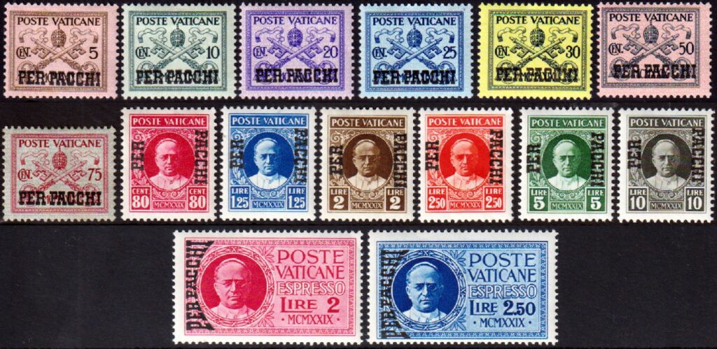 1931 Pacchi Postali nuovi (MNH) nn.1/15