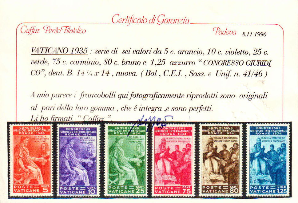 1935 Giuridico MNH - Caffaz