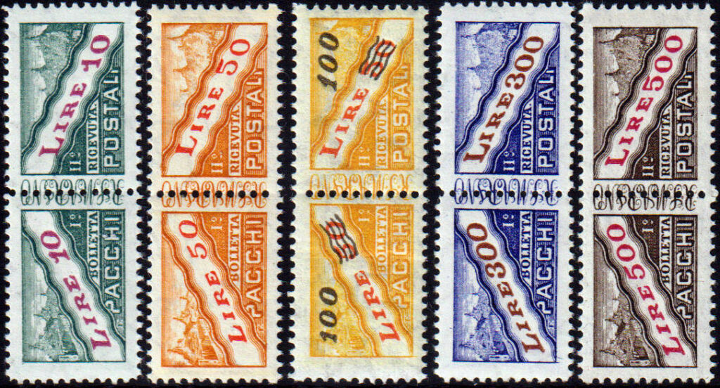 1956/61 Pacchi Postali Stelle - nuovi MNH