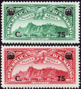 1936 Posta Aerea soprastampati MNH n.17/18