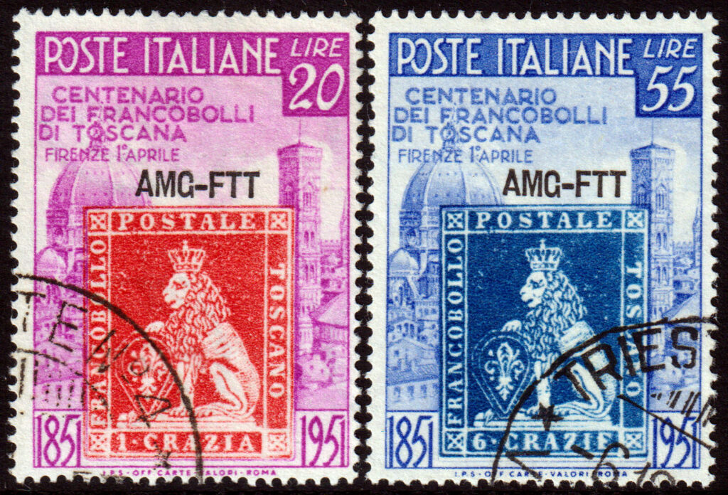 1951 Trieste A - Toscata - usati