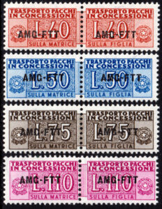 1953 Trieste A Pacchi Concessione MNH
