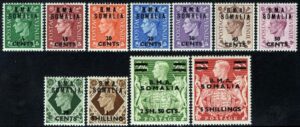 BMA Somalia 1948 - nn.10/20 nuovi (MNH)