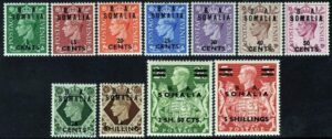 BA Somalia 1950 - nn.21/31 nuovi (MNH)