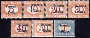 1919 Venezia Giulia segnatasse Bolaffi