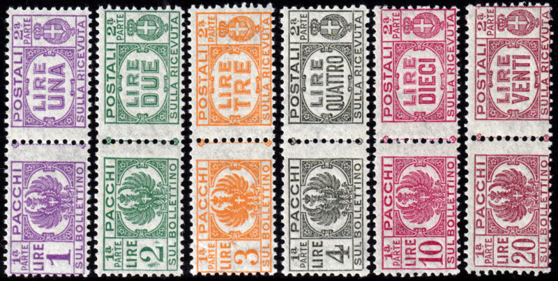 1944 Luogotenenza Pacchi Postali nuovi (MNH)