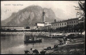 1922 - Lecco - Viale del Porto - viaggiata (formato piccolo)