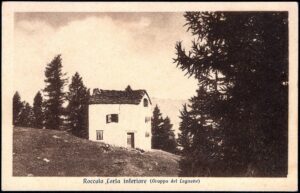 1930 - Roccolo Lorla Inferiore (Gruppo del Legnone) - viaggiata (formato piccolo)