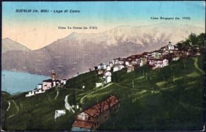 1931 - Sueglio (m.800) - Lago di Como - viaggiata (formato piccolo)