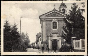 1950 - Carugo (Co) - Chiesa S.Zeno - viaggiata (formato piccolo)