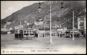 Como - Piazza Cavour - Tram elettrico - nuova (formato piccolo)