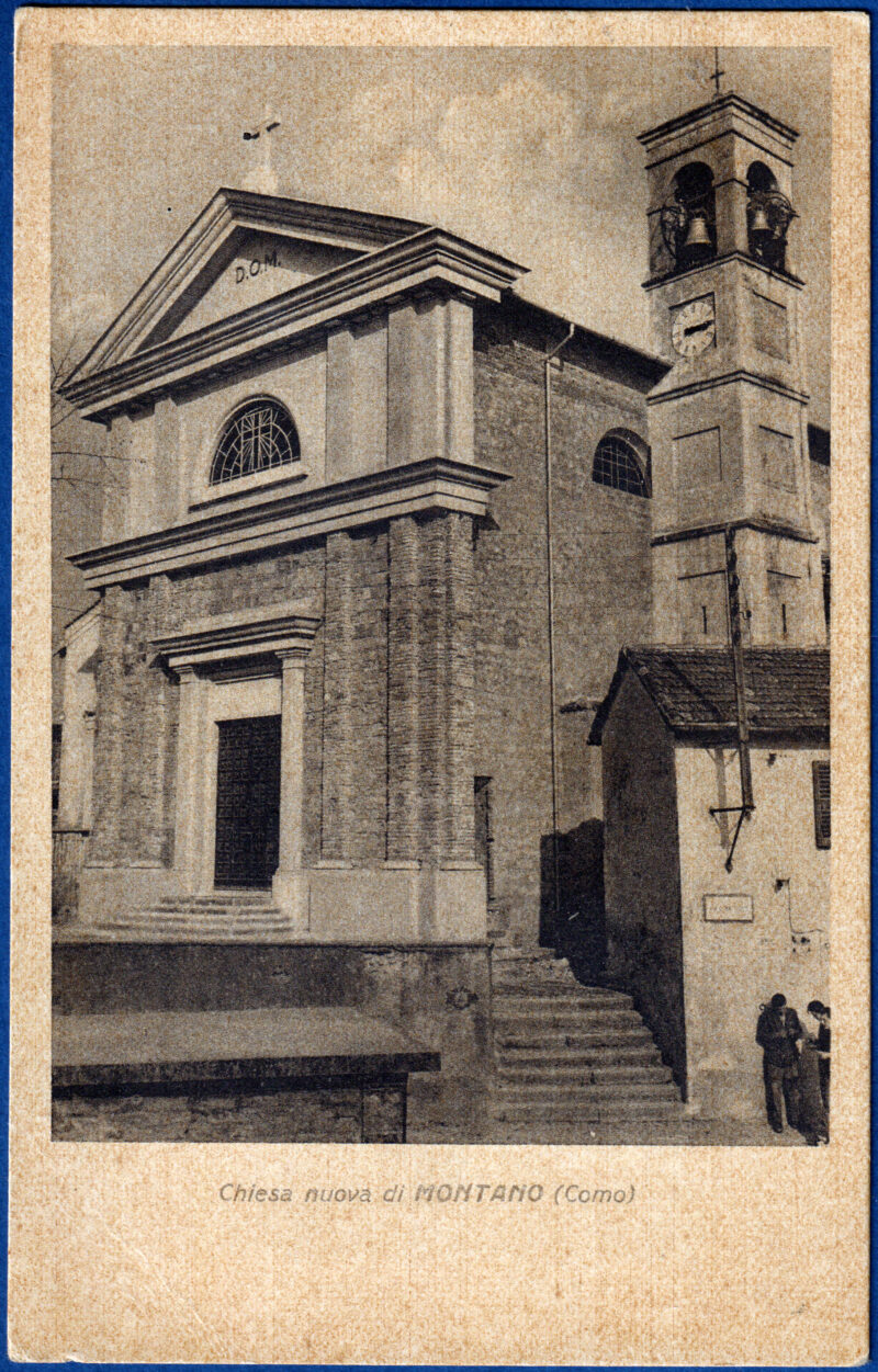 Chiesa nuova di Montano (Co) - viaggiata