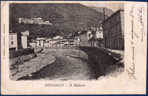 1901 Sondrio S.Mallero viaggiata