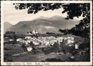 1958 - Pellio Superiore (CO) -m.850 - Valle d'Intelvi - viaggiata (formato grande)