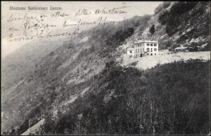 Stazione Funicolare di Lanzo (Co) - viaggiata