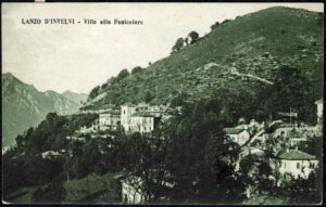 1928 - Lanzo D'Intelvi - Ville alla Funicolare - viaggiata