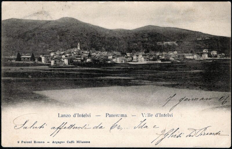 1906 - Lanzo Intelvi - panorama