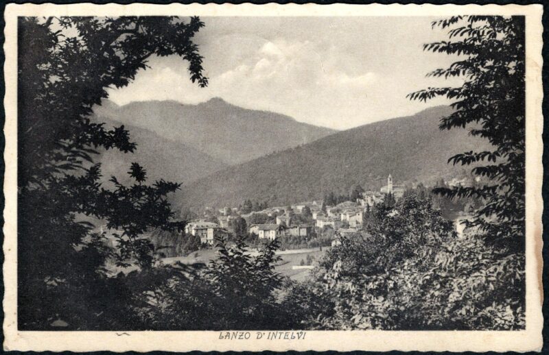 1937 - Lanzo d'Intelvi (Co) - Panorama - viaggiata - (formato piccolo)