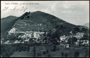 1934 - Lanzo d'Intelvi (Co) - Le ville ed il Monte Chaslé - viaggiata - (formato piccolo)
