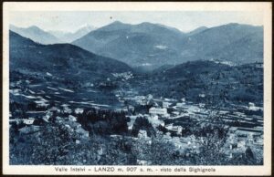 1936 - Valle Intelvi - Lanzo (Co) - visto dalla Sighignola - viaggiata - (formato piccolo)