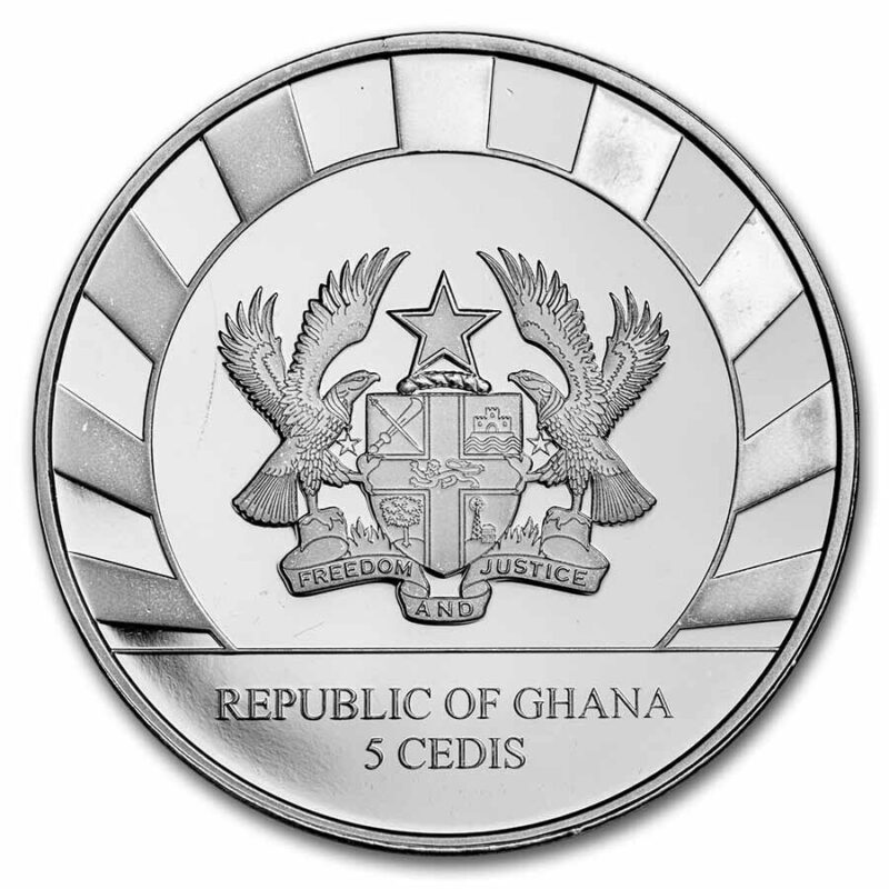 Ghana 2022 - Giganti dell'Era Glaciale - 1 oncia Argento 999