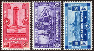 1931 - Regno - Accademia Navale - serie completa - nuova (MNH) - Sassone nn.300/302