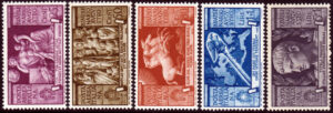 1937 - Regno - Augusto - Posta Aerea nuova (MNH) - Sassone A106/A110