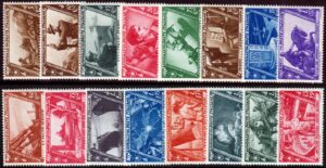 1932 - Regno - Marcia su Roma - Posta Ordinaria - nuova (MNH) - Sassone nn.325/340