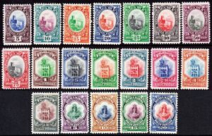 San Marino -1929/35 - Vedute - Serie completa nuova (MNH) - Sassone nn.141/158 - Certificato Biondi