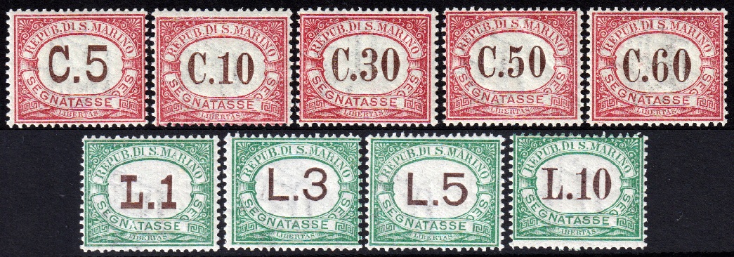 San Marino 1924 Segnatasse MNH - Bolaffi