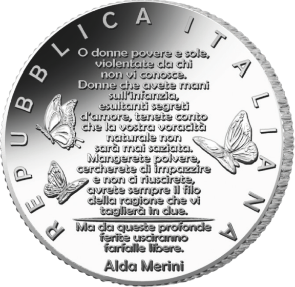 Italia - 2025 - 5 euro argento Contro la violenza, Insieme alle Donne - immagine 3