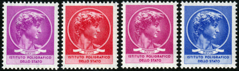 1968 - David di Michelangelo - 4 prove di stampa - Carraro