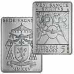 5 euro aargento Sede Vacante